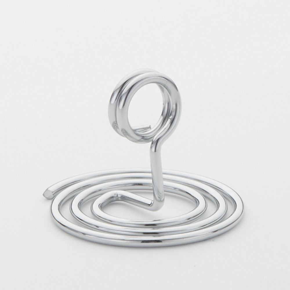 American Metalcraft Chrome Stainless Steel Swirl Base Number Stand, 2 Inch Dia. X 1-1/2 Inch