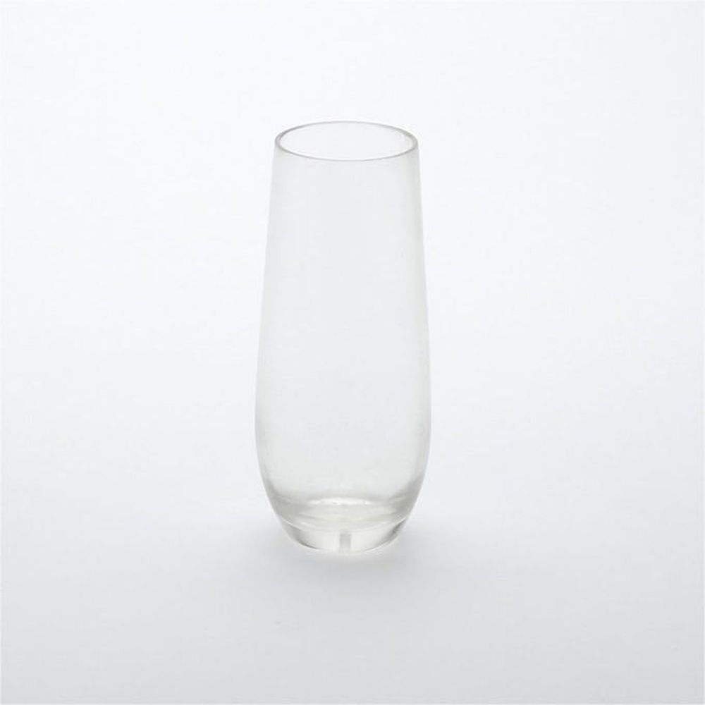 American Metalcraft Parker Collection Clear Tritan Flute Glass, 9 Ounce Capacity -- 12 Per Case