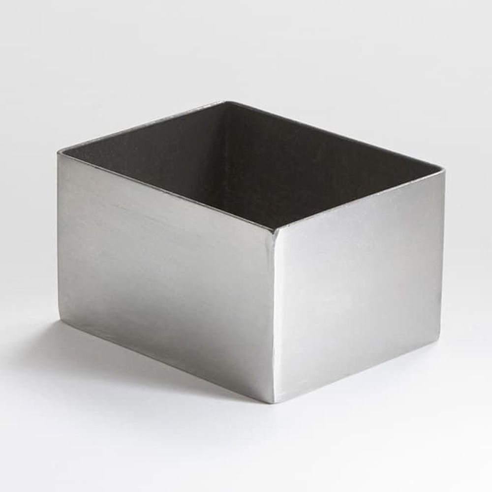 American Metalcraft Stainless Steel Satin Finish Rectangle Sugar Packet/cube Holder, 2 3/4 X 3 1/4 X 1 3/4 Inch