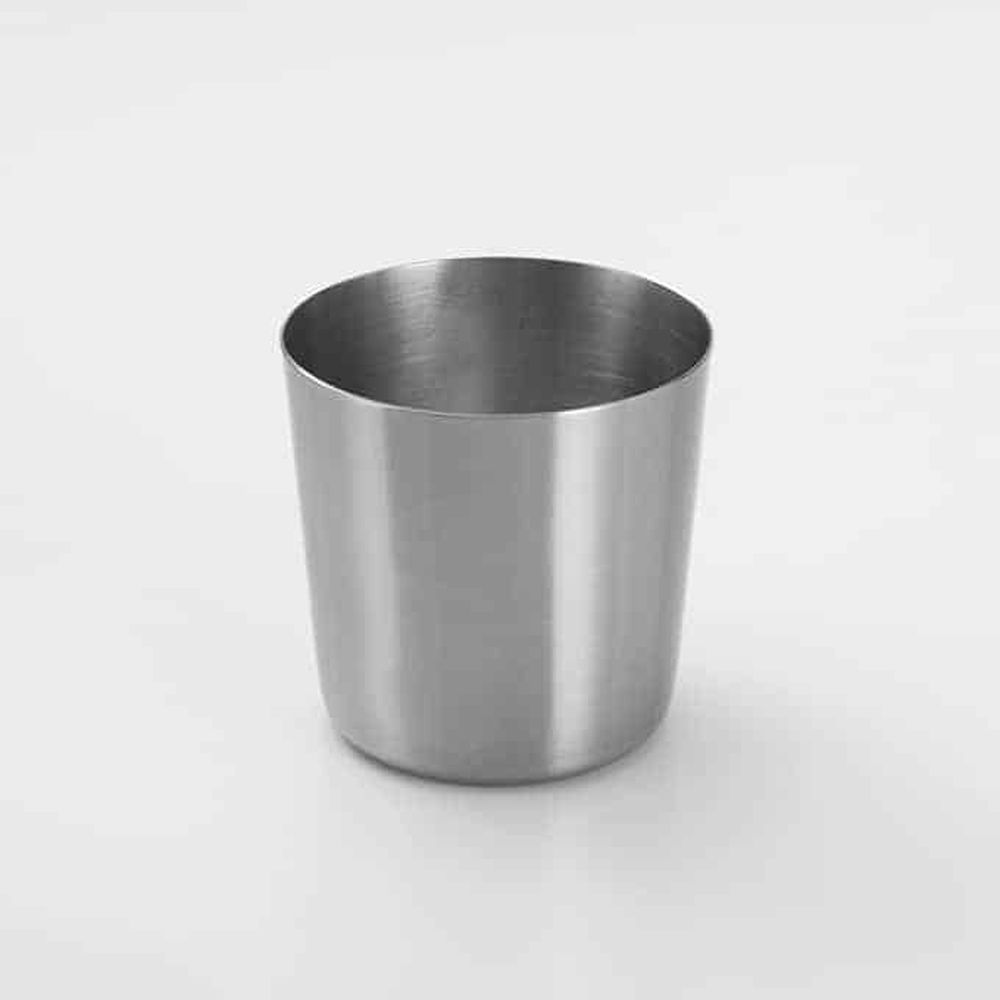 American Metalcraft Stainless Steel Satin Finish 14 Ounce French Fry Cup, 3-3/8 Inch Dia. X 3-3/8 Inch Height