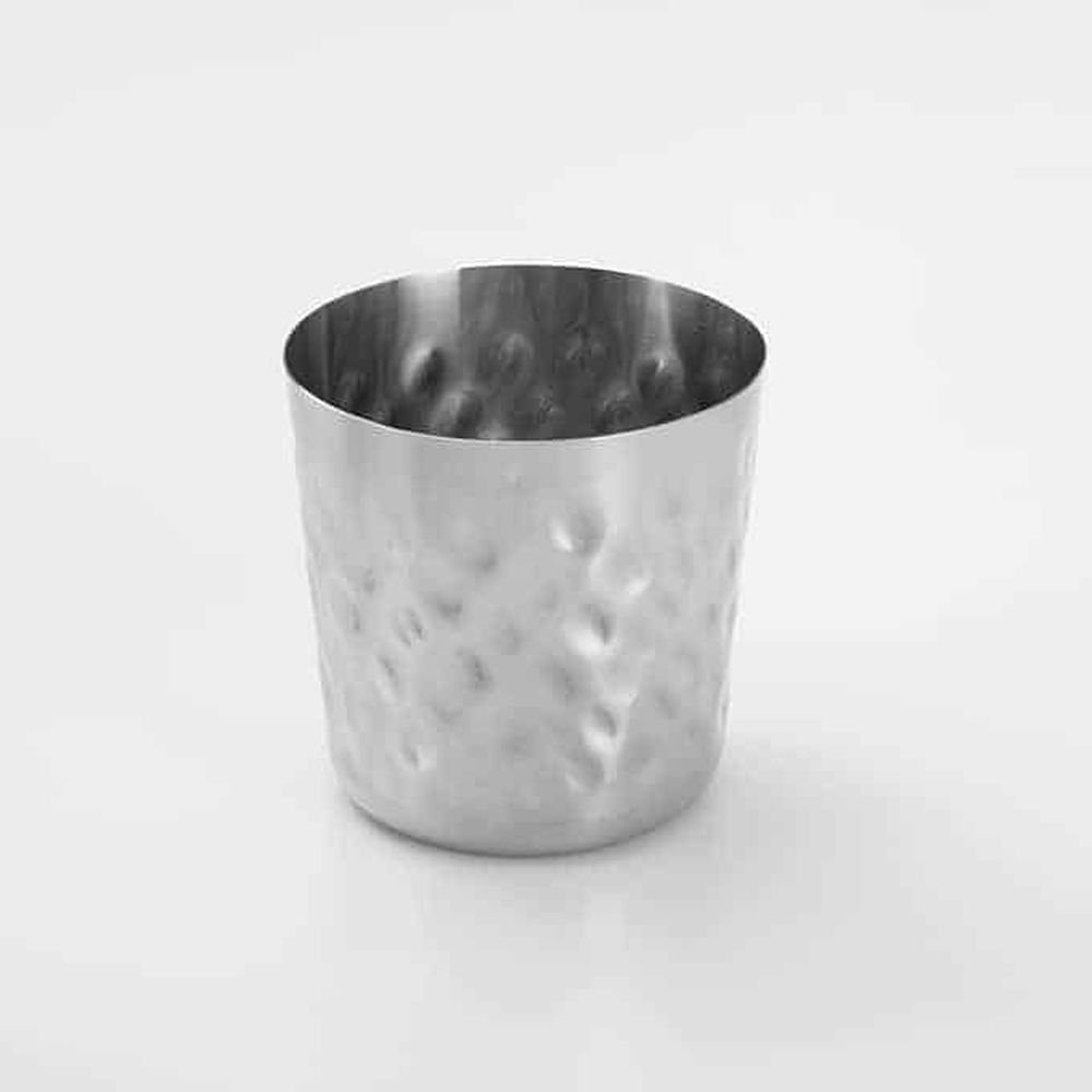American Metalcraft Hammered Stainless Steel 14 Ounce French Fry Cup, 3-3/8 Inch Dia. X 3-3/8 Inch Height -- 12 Per Case