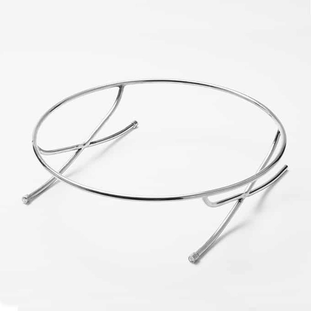 American Metalcraft Stainless Steel Round X Leg Stand Only, 17 Inch Dia. X 4-1/4 Inch Height