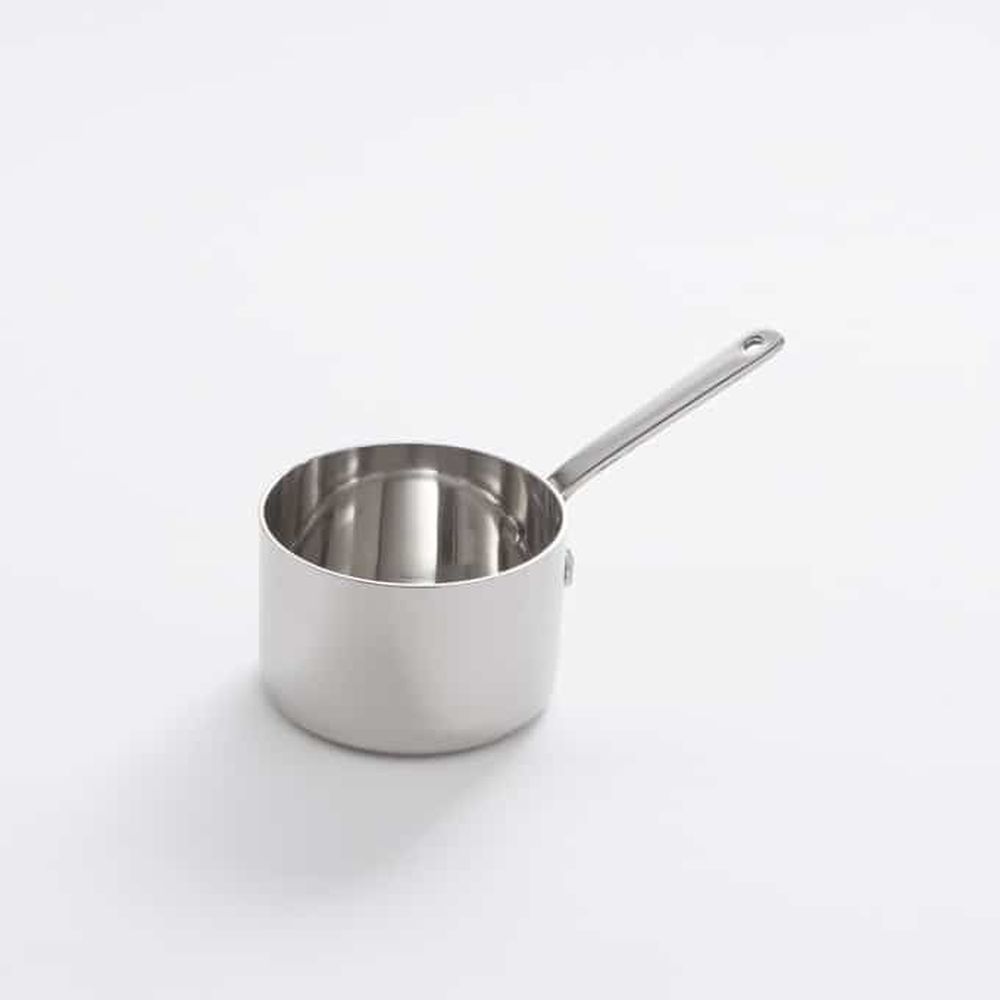American Metalcraft Stainless Steel 5 Ounce Mini Pot With Handle, 2 3/4 Inch Dia. Bowl X 1 3/4 Inch Height, 5 1/2 Inch Length -- 12 Per Case