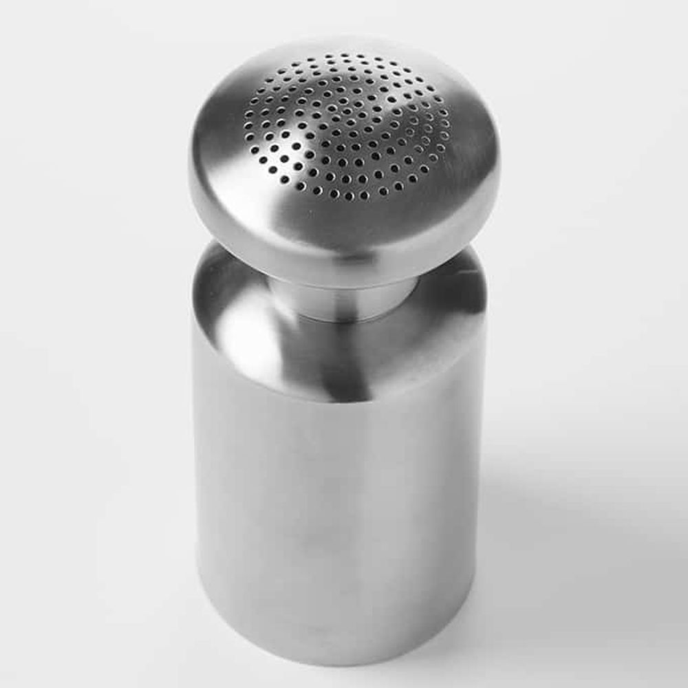 American Metalcraft Stainless Steel Satin Finish Fine Holes Shaker, 3 Inch Dia. X 7 Inch Height