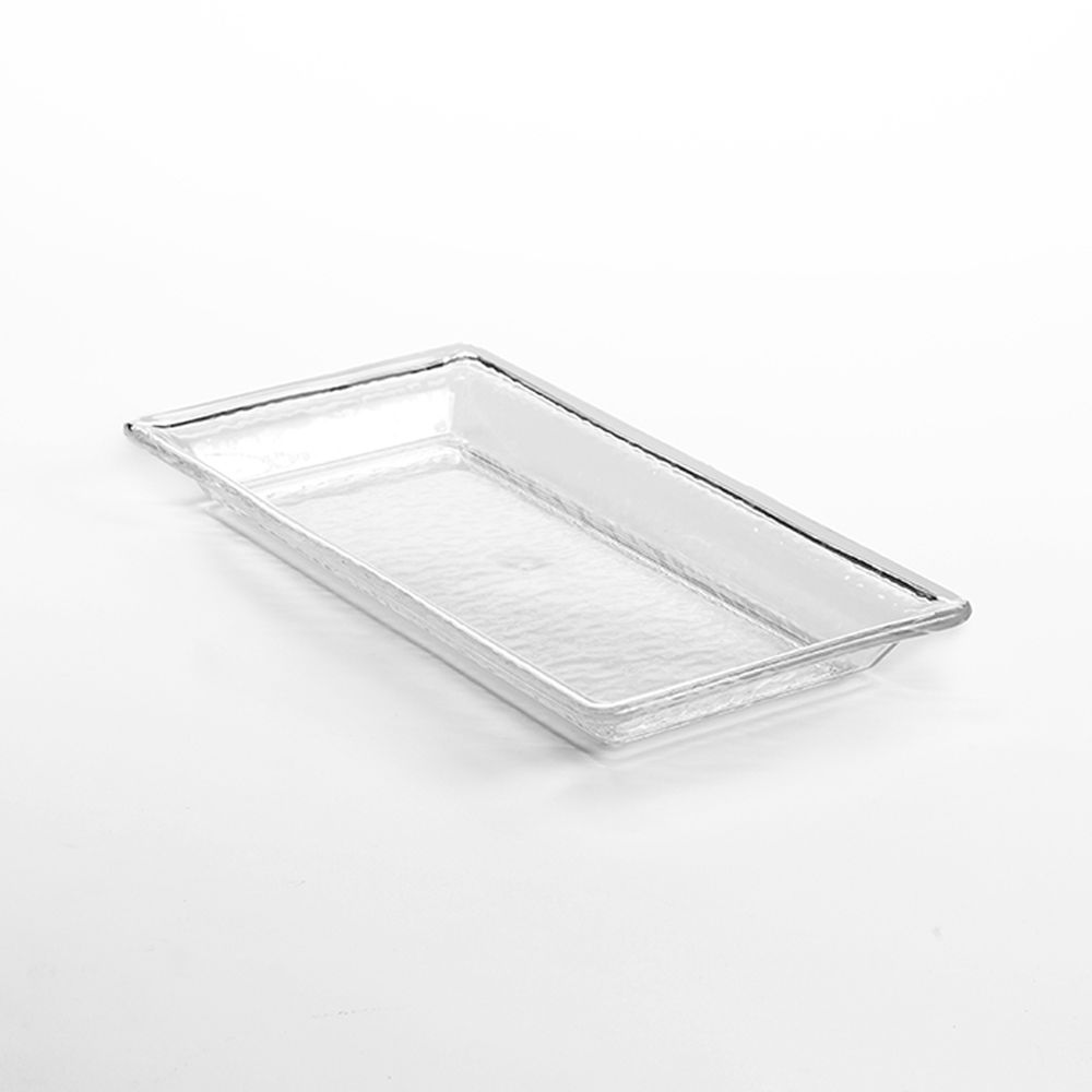 American Metalcraft Styrene Clear 152 Ounce Rectangular Rain Platter, 21 X 13 X 2 Inch