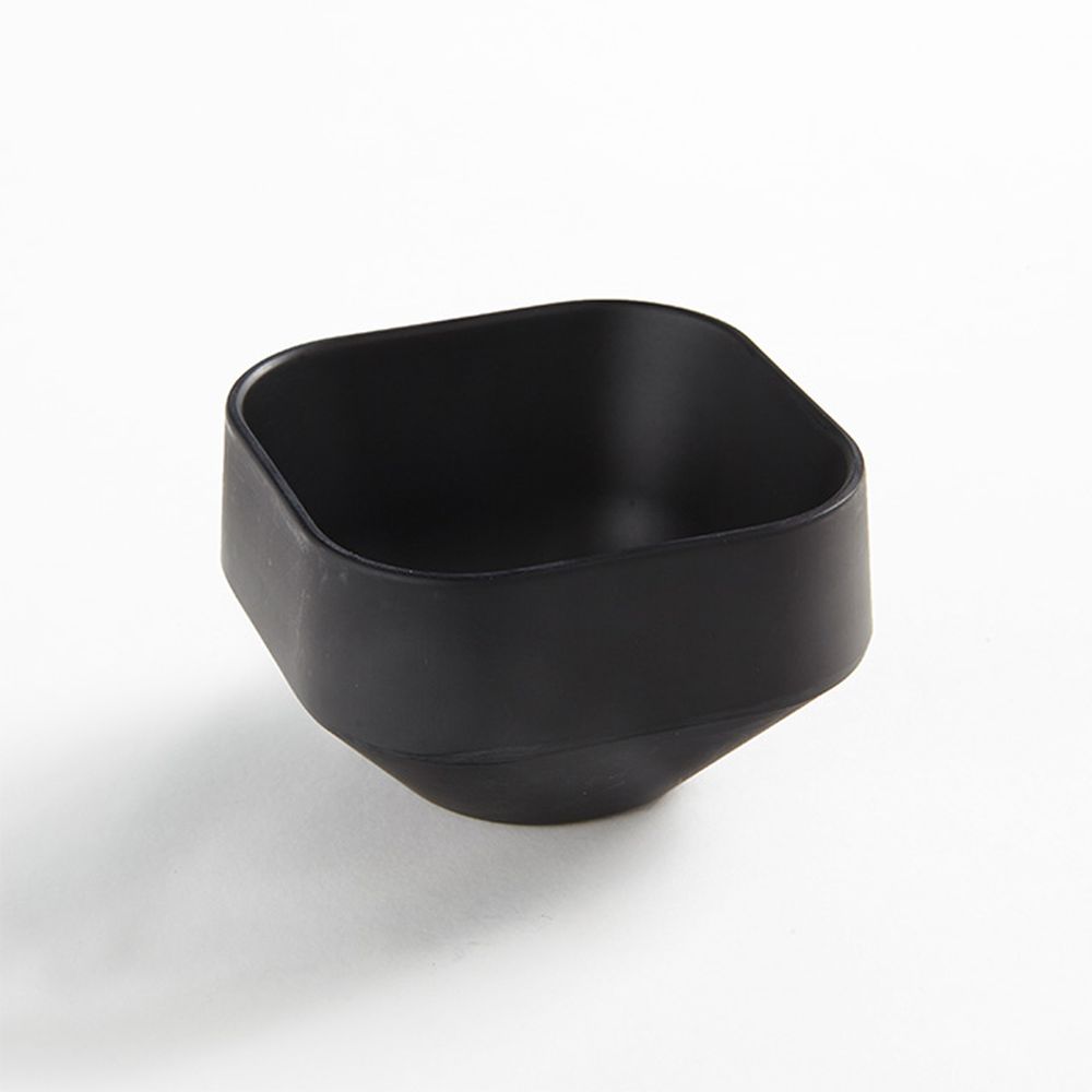 American Metalcraft Black Melamine Matte Finish 3 Ounce Square Stackable Sauce Cup, 2-3/8 X 2-3/8 X 1-3/4 Inch