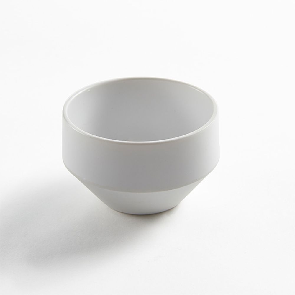 American Metalcraft White Melamine Matte Finish 2.5 Ounce Stackable Sauce Cup, 2-3/8 Inch Dia. X 1-3/4 Inch