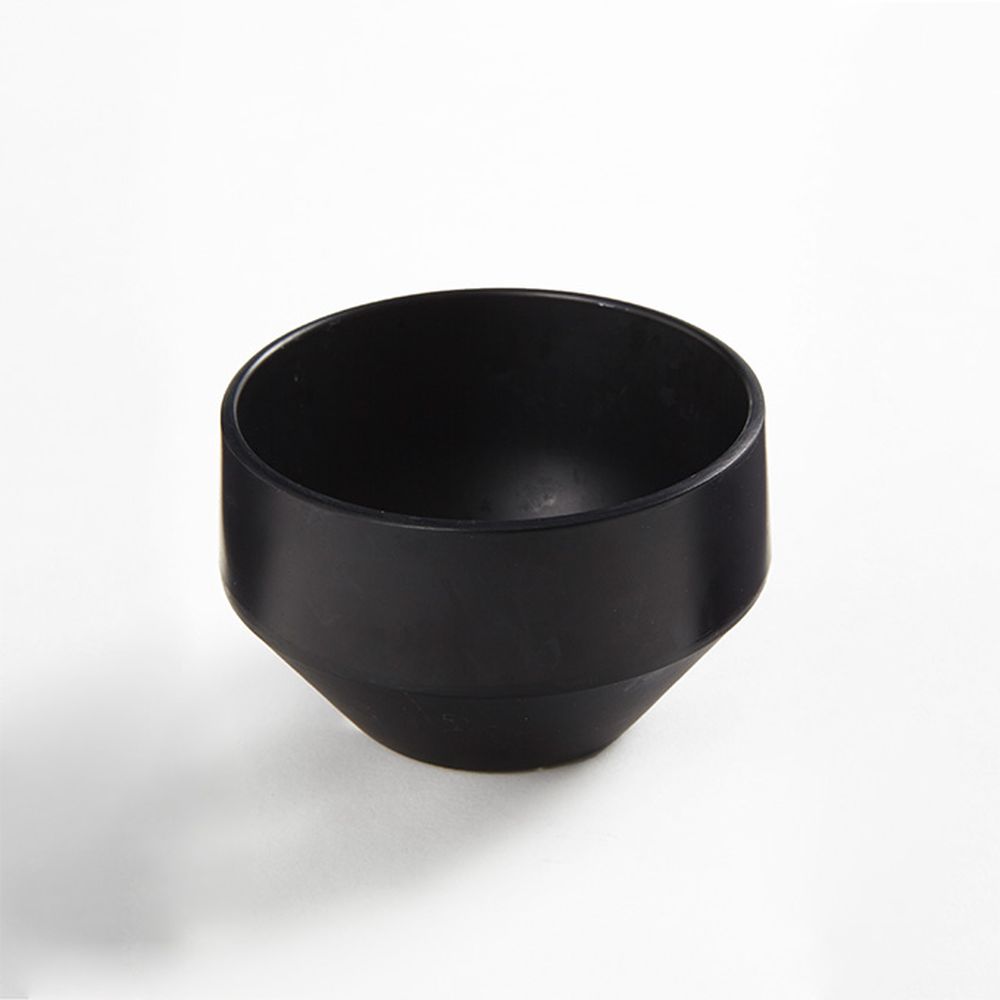 American Metalcraft Black Melamine Matte Finish 2.5 Ounce Round Stackable Sauce Cup, 2-3/8 Inch Dia. X 1-3/4 Inch