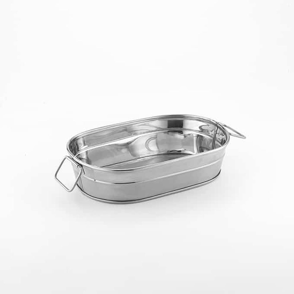 American Metalcraft Stainless Steel 24 Ounce Tub, 93/8 X 61/4 X 21/4 Inch Height