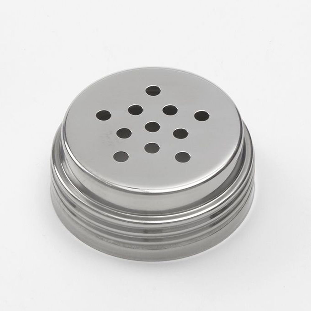 American Metalcraft Stainless Steel Replacement Round Top For 6 Ounce Glass Contemporary Cheese Shaker, 2-3/4 Inch Dia. X 1 Inch Height