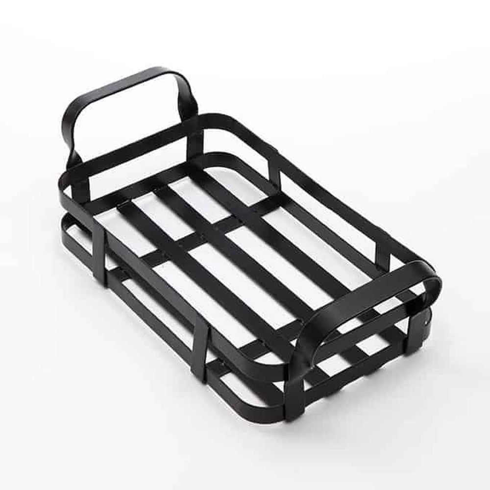 American Metalcraft Black Iron Rectangular Condiment Rack, 9 X 6 X 3.5 Inch