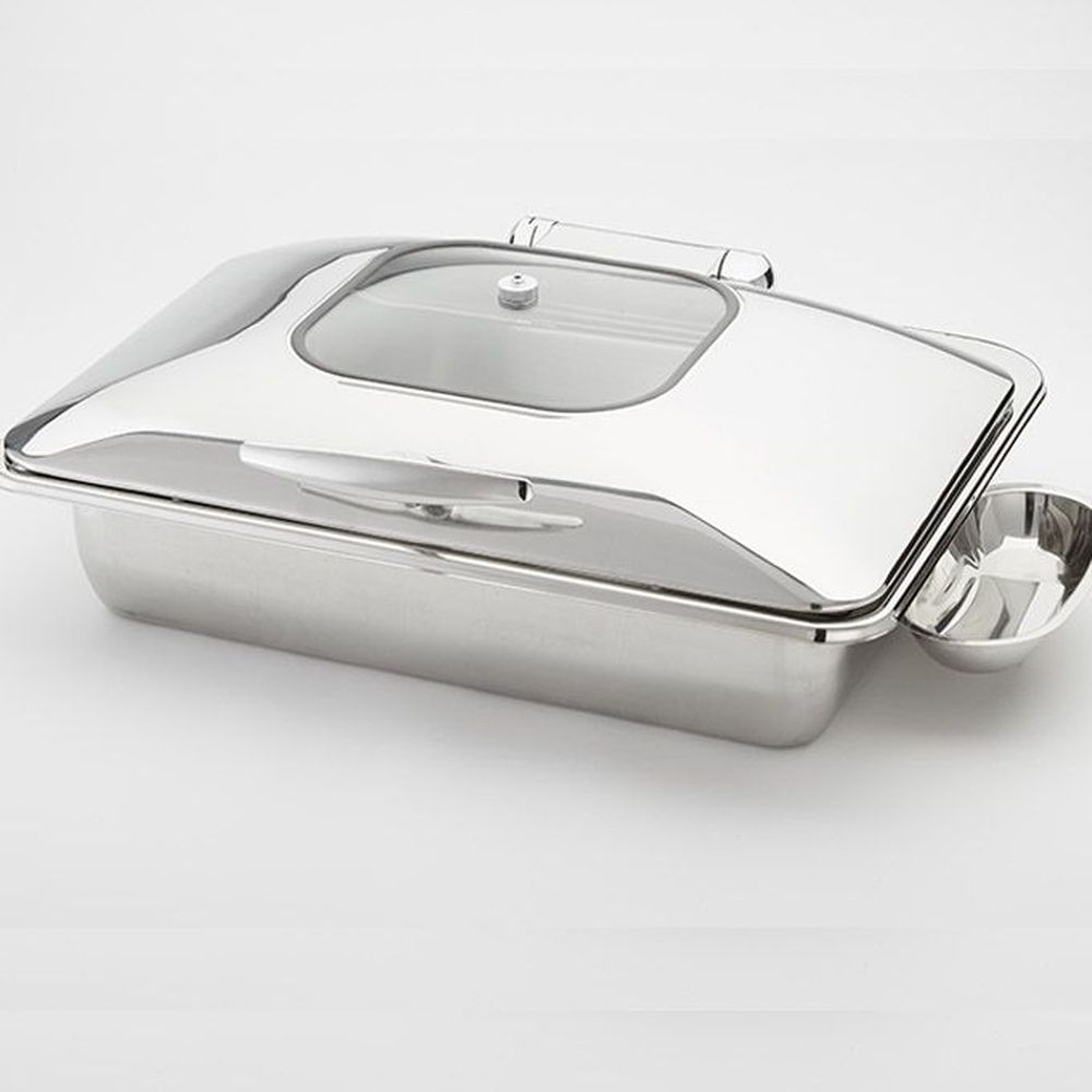American Metalcraft Evolution Stainless Steel 9 Quart Rectangular Chafer, 26 X 18 X 12 Inch