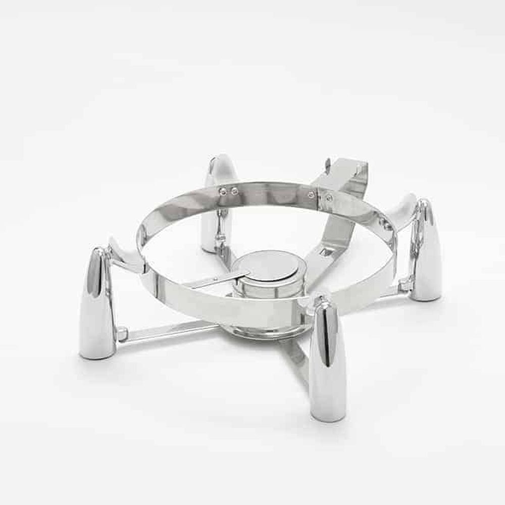 American Metalcraft Stainless Steel Round Chafer Base Only, 14 1/2 X 17 X 5 3/4 Inch