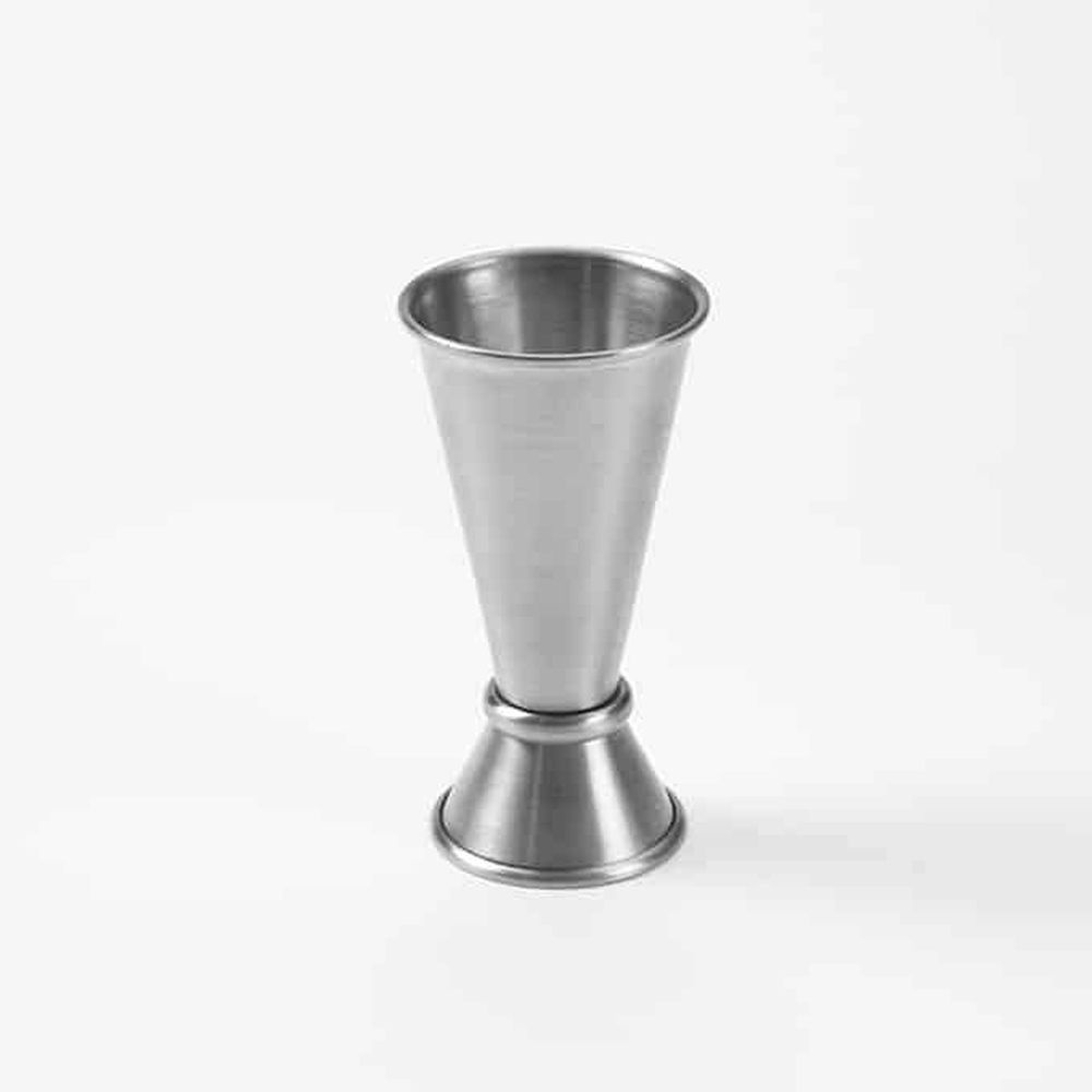 American Metalcraft Stainless Steel Satin Finish Japanese-style Jigger, 1/2 X 1 1/2 Ounce Capacity