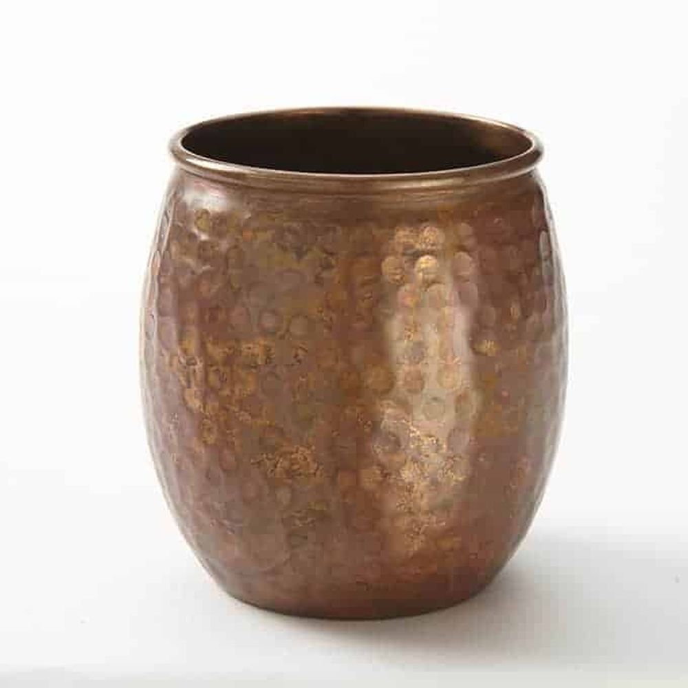 American Metalcraft Hammered Antique Copper 14 Ounce Moscow Mule Tumbler, 2-3/4 Inch Dia. X 3-1/2 Inch Height