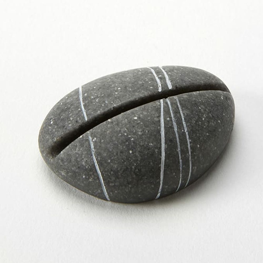 American Metalcraft Black Stone Card Holder -- 12 per case