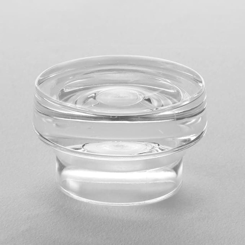 American Metalcraft Clear Plastic Cap For Water Bottle, 1inch Dia. X 1 Inch Height -- 12 Per Case