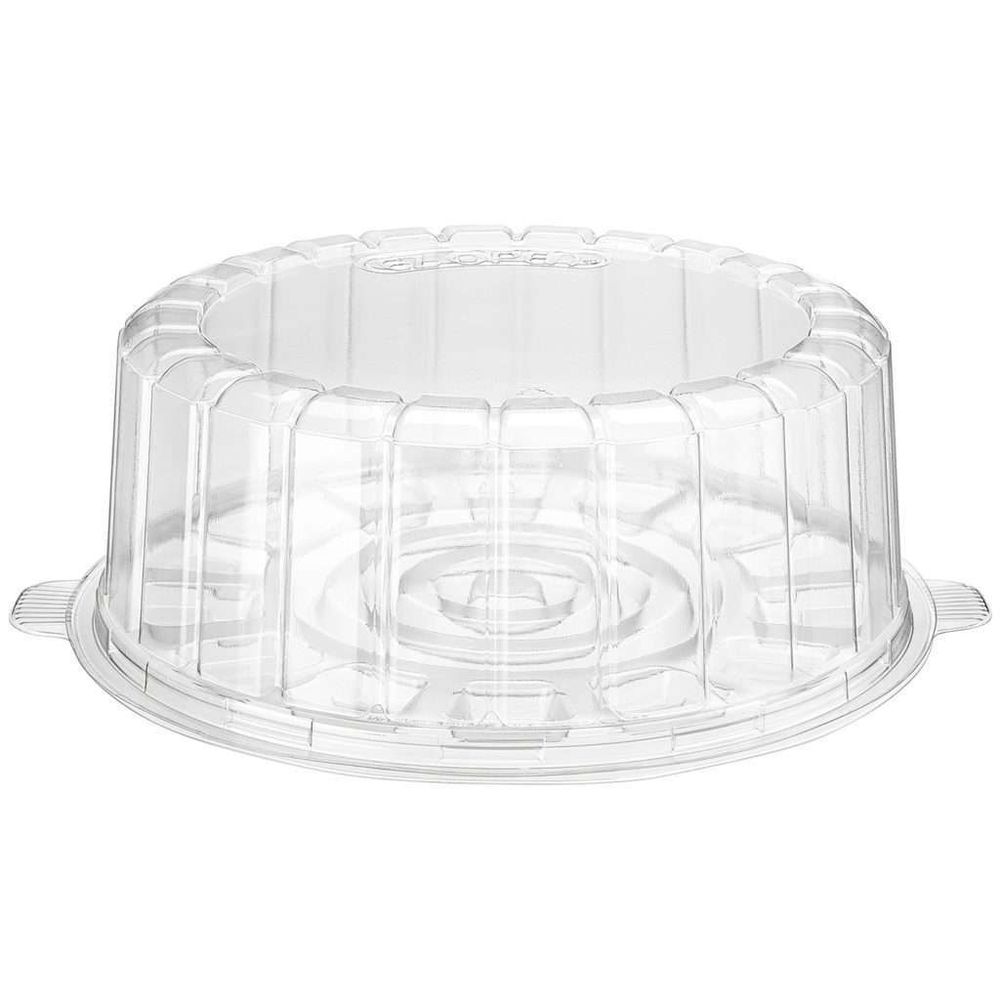 PET Clear Base Cake Container with Dome Lid for 7 inch Single Layer Cake