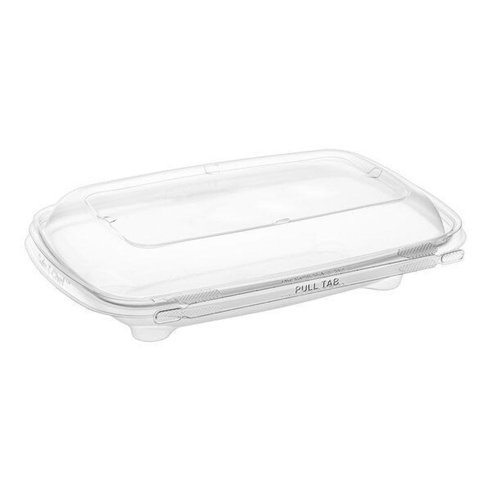 Safe-t-chef Polypropylene Rectangular Tamper Evident Vented Clamshell With Flat Lid, 24 Ounce Capacity -- 136 Per Case