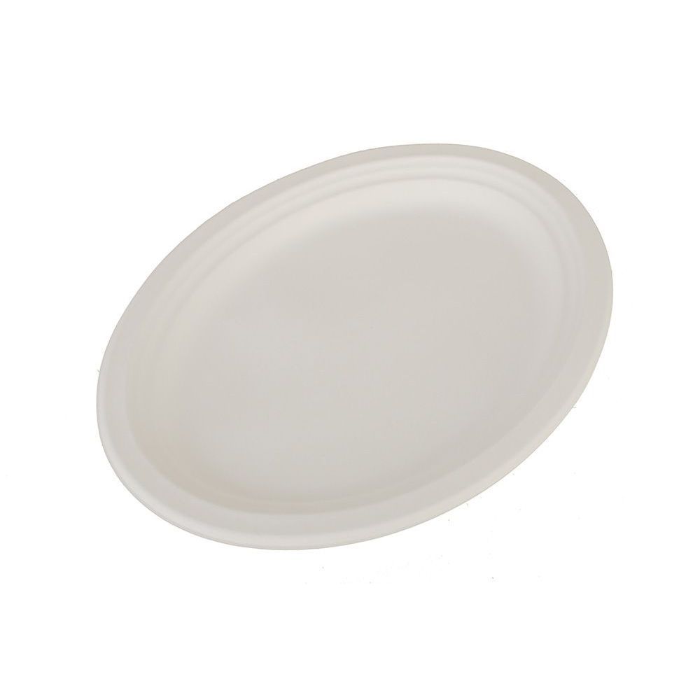 Southern Champion Champware White Heavy Weight Molded Fiber Platter, 12.5 X 10 Inch -- 500 Per Case