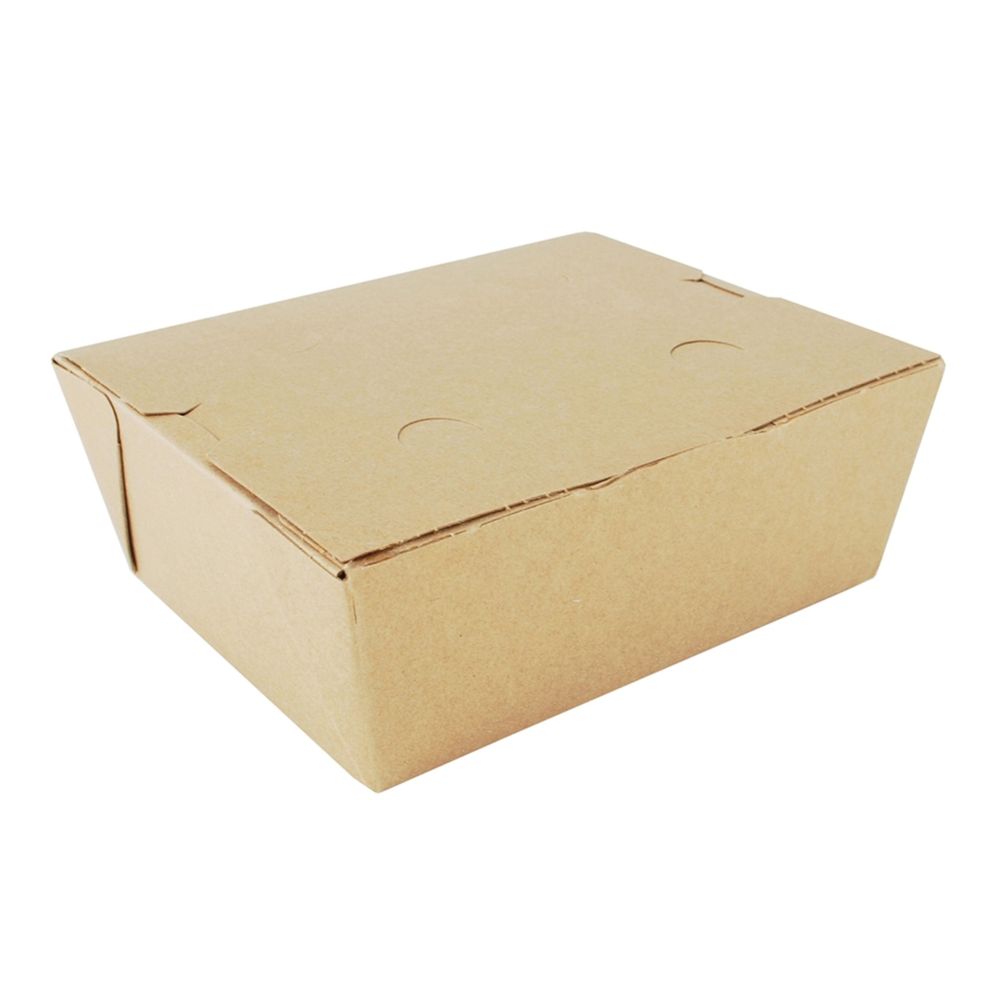 Champpak Number 8 Classic Kraft Paper Board Container, 6 X 4.75 X 2.5 Inch -- 300 Per Case