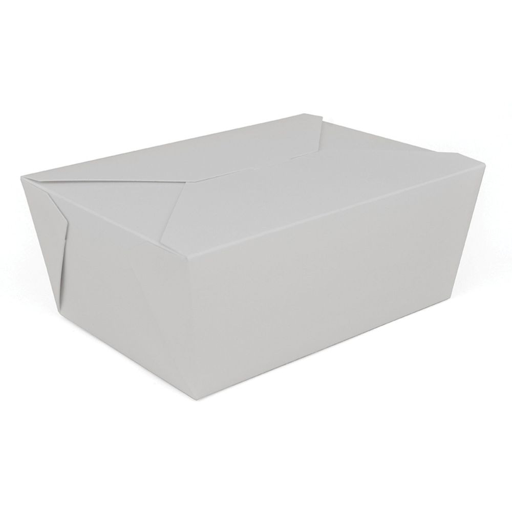 Champpak Number 4 Retro White Paperboard Box, 7.75 X 5.5 X 3.5 Inch -- 160 Per Case