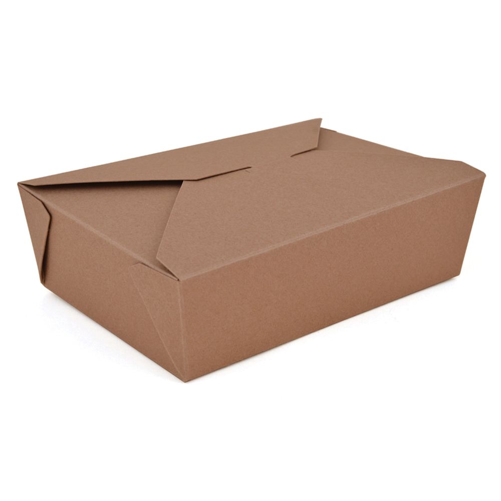 Champpak Number 8 Retro Kraft Paperboard Box, 6.74 X 5.5 X 2.5 Inch -- 300 Per Case