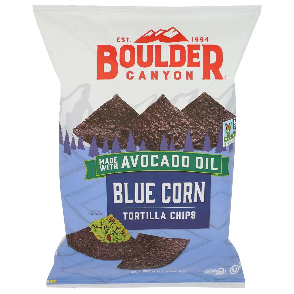 Avocado Oil Blue Corn Tortilla Chips