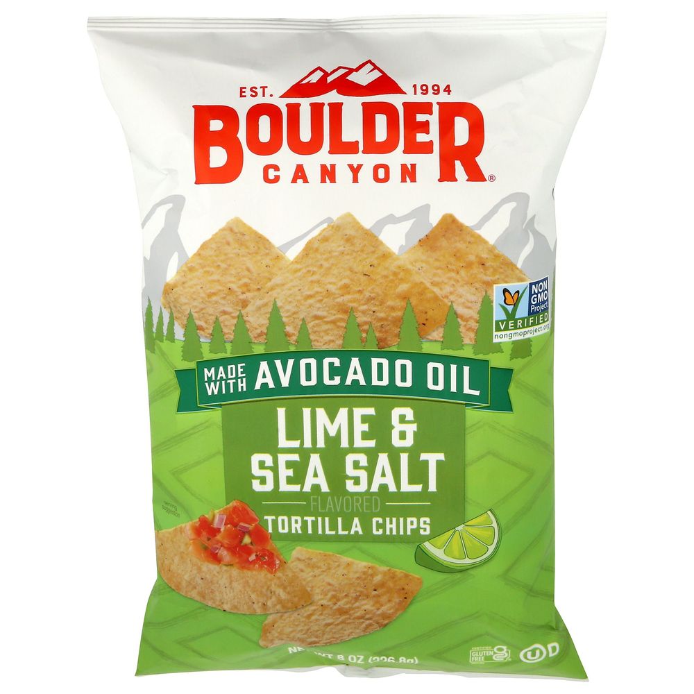 Avocado Oil Lime and Sea Salt Tortilla Chips