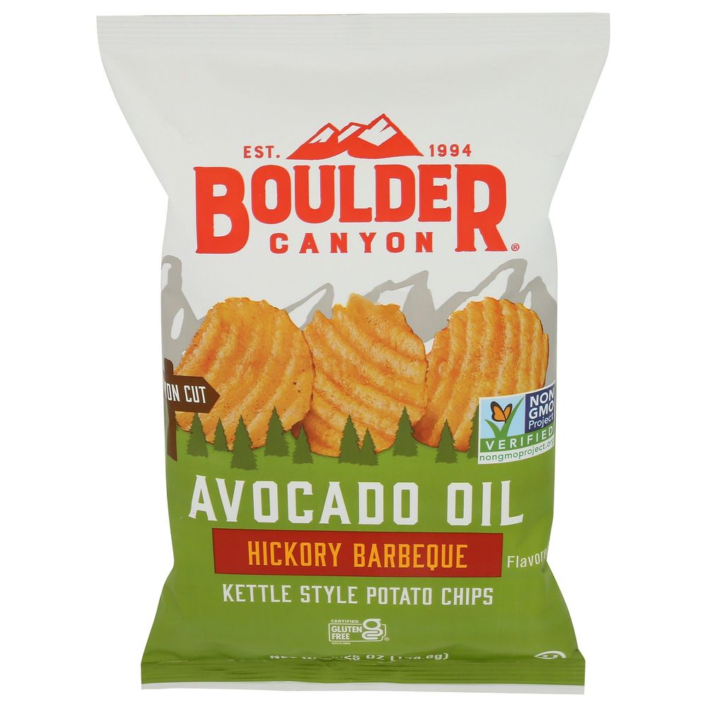Avocado Oil Hickory Barbeque Kettle Style Potato Chips