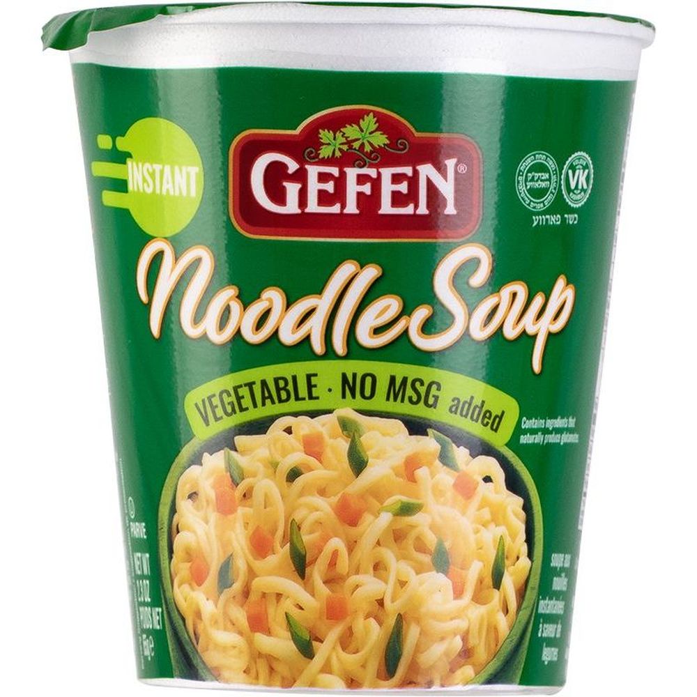 Gefen No Msg Instant Vegetable Noodle Soup, 2.3 Ounce -- 12 Per Case