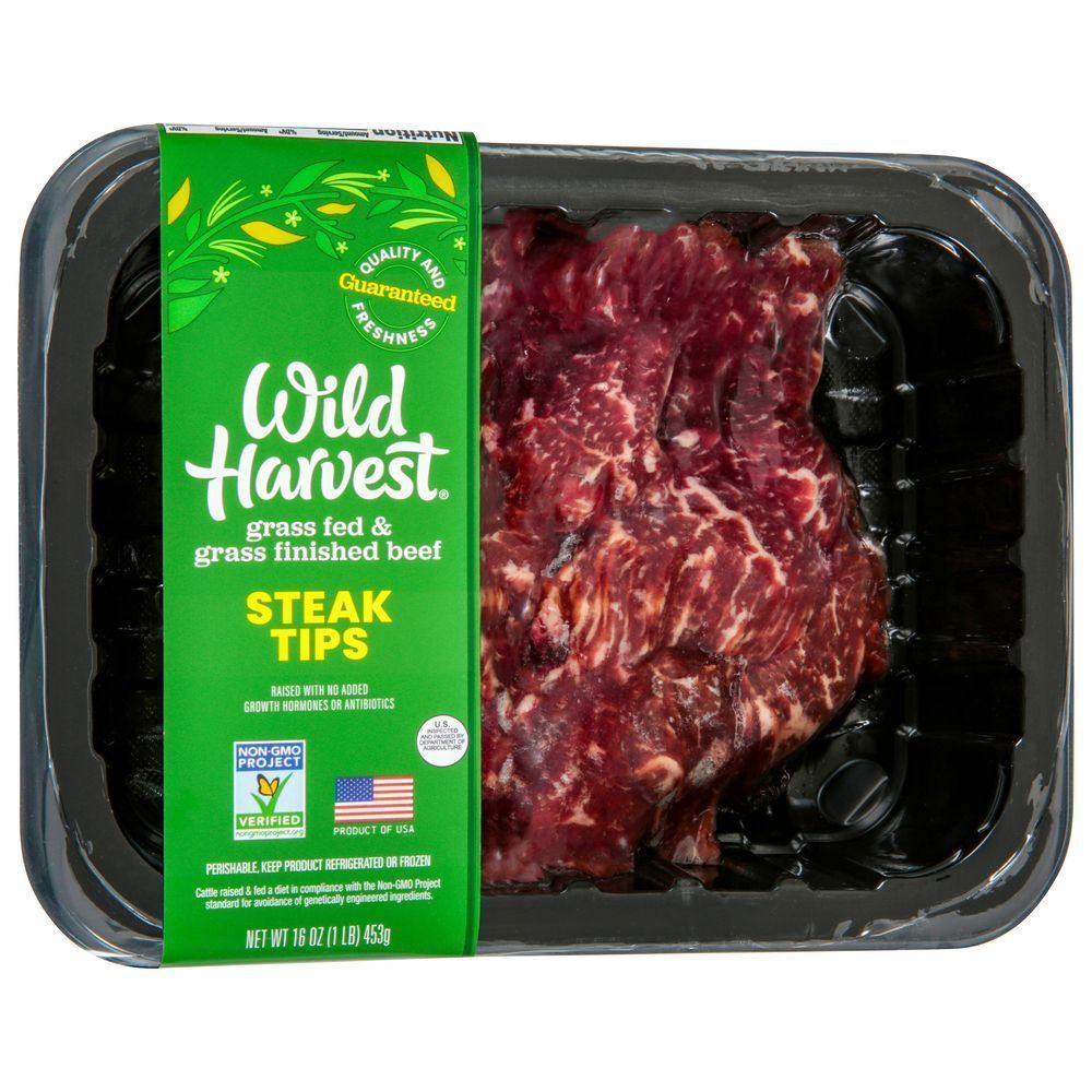 Wild Harvest Beef Steak Tips, 16 Ounce -- 9 per case