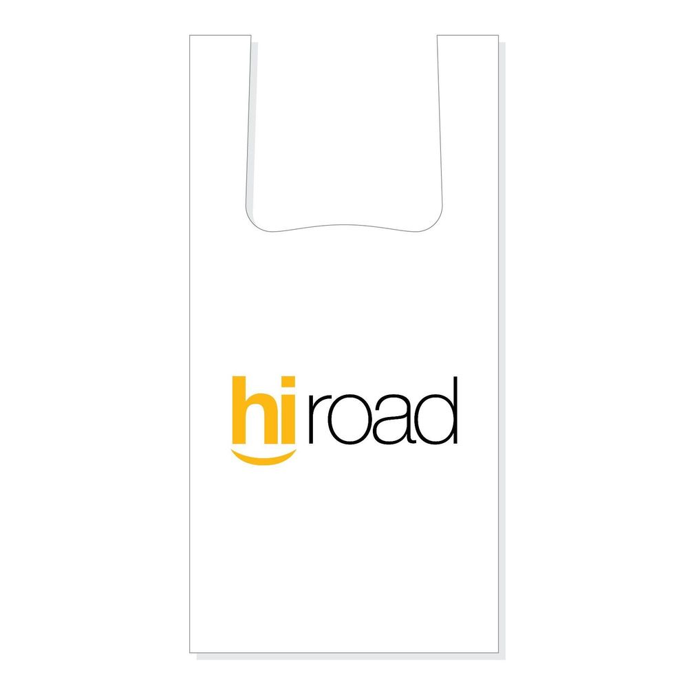 Hilex Rollmate Large Hi Road Print T-shirt Bag -- 1600 Per Case