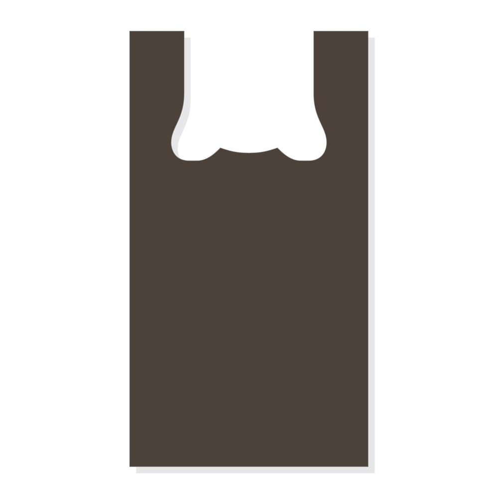 Brown Thank You Print T-Sack Bag