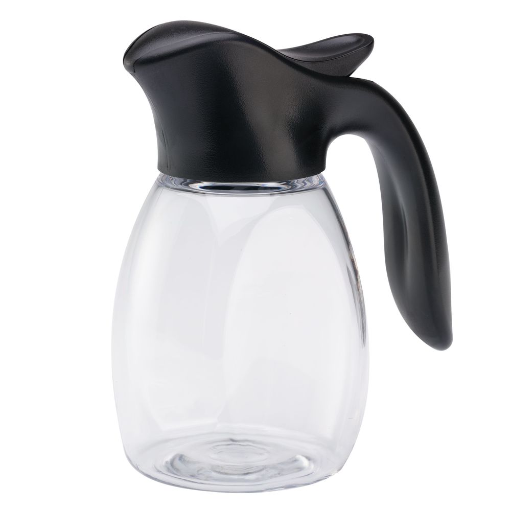 Service Ideas Syrup Saver Black Finish Complete Syrup Dispenser, 10 Ounce Capacity