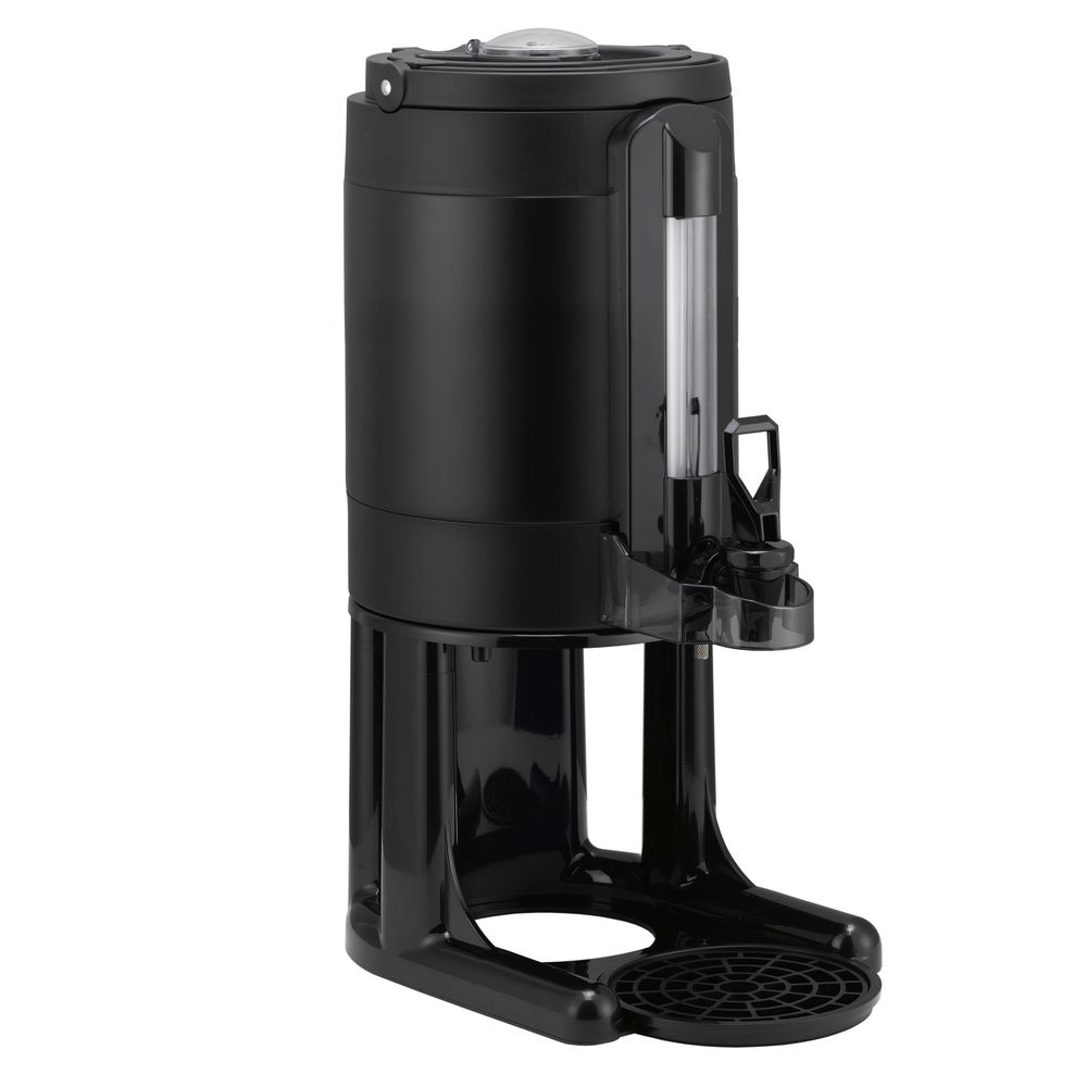 Service Ideas Black Finish Stainless Vacuum Insulated Universal Thermal Container, 1-gallon Capacity
