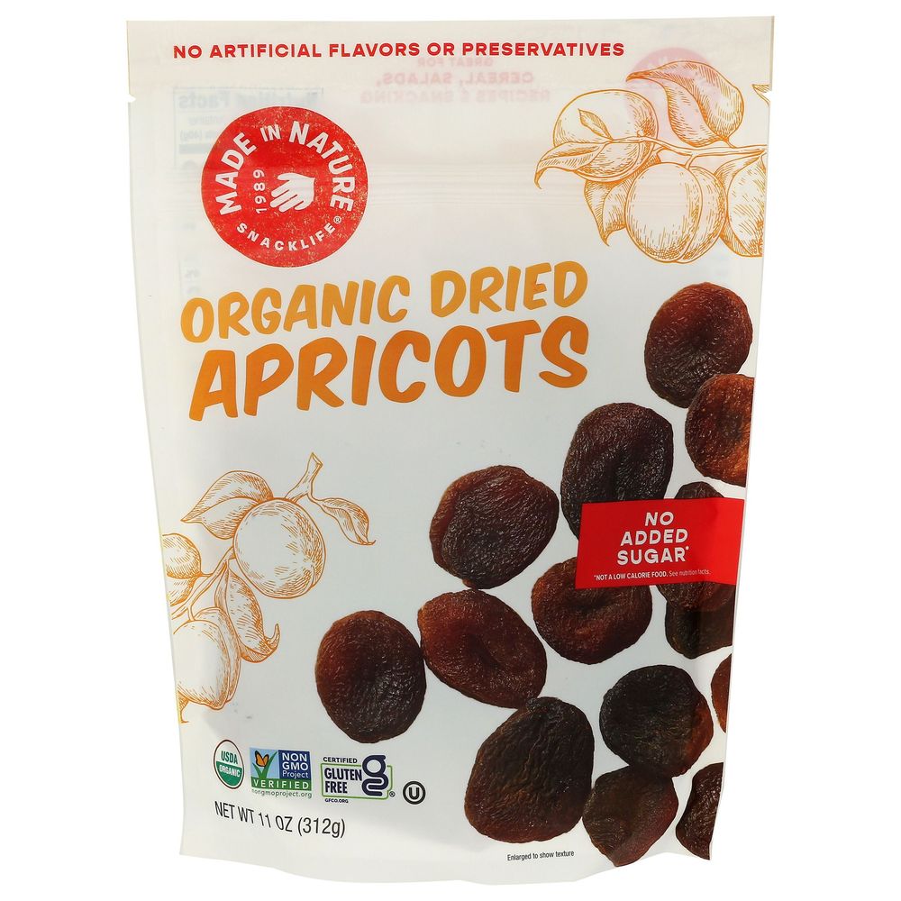 Made In Nature Organic Dried Apricots, 11 Ounce -- 6 Per Case