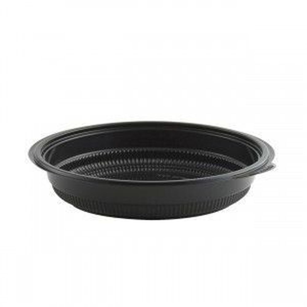 Incredi-Bowls Polypropylene Round Microwaveable Black Bowl 24 Ounce