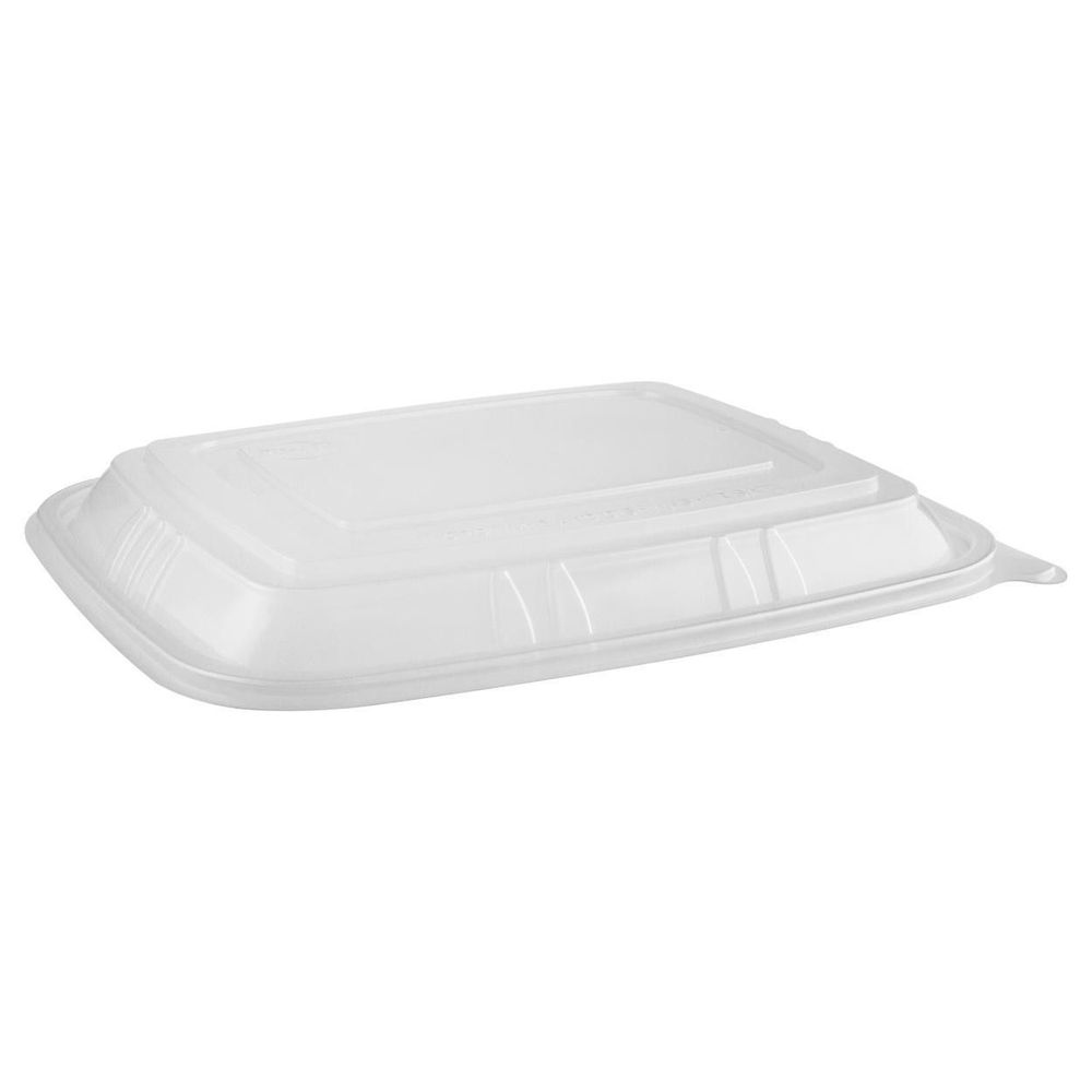 Polypropylene Microwaveable Clear Anti-Fog Lid for Mega Meal Container