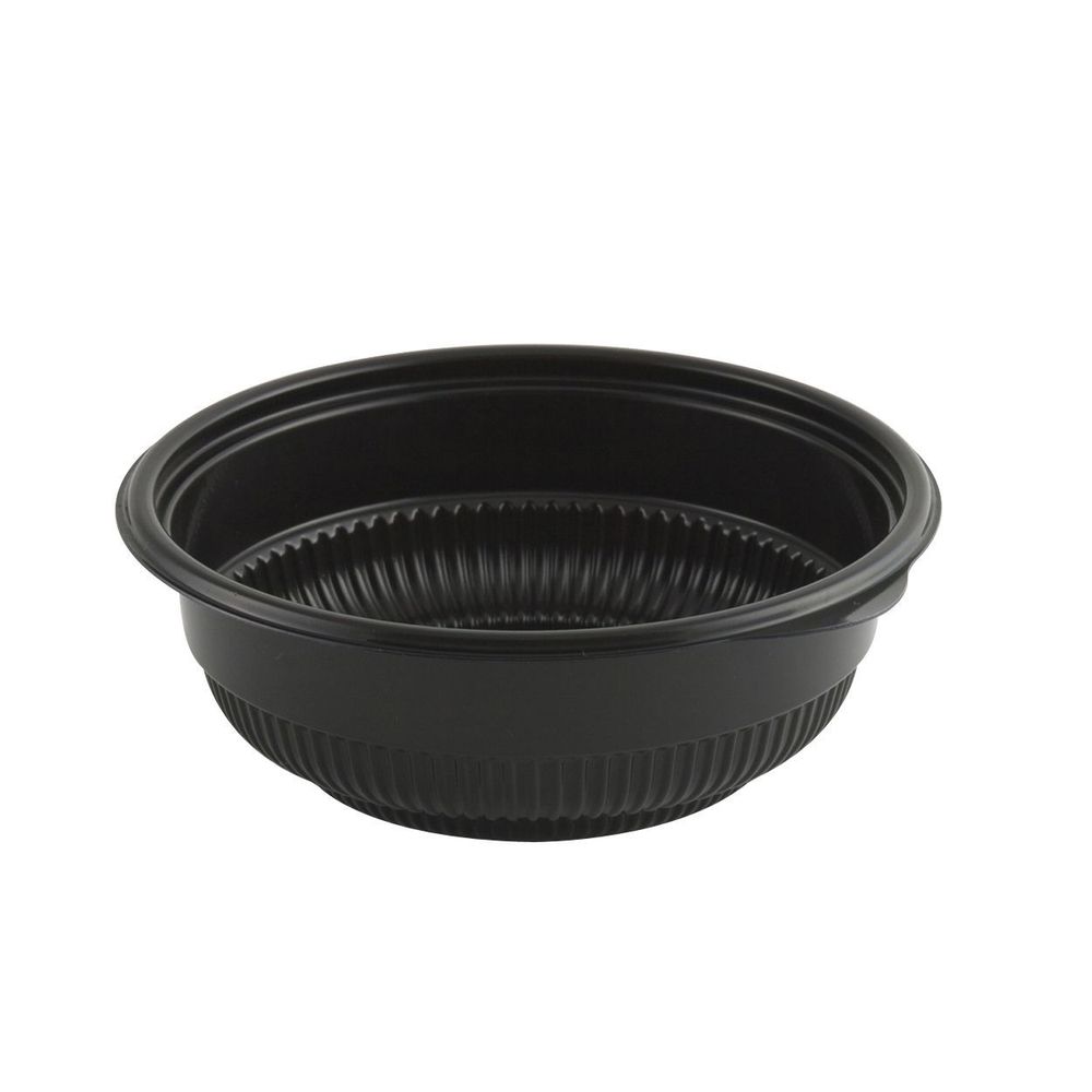 Incredi-Bowls Polypropylene Microwavable Black Bowl