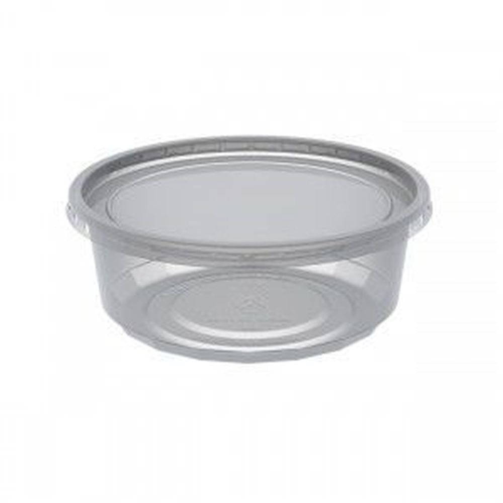 MicroLite Polypropylene Clear Deli Cup and Lid 8 Ounce