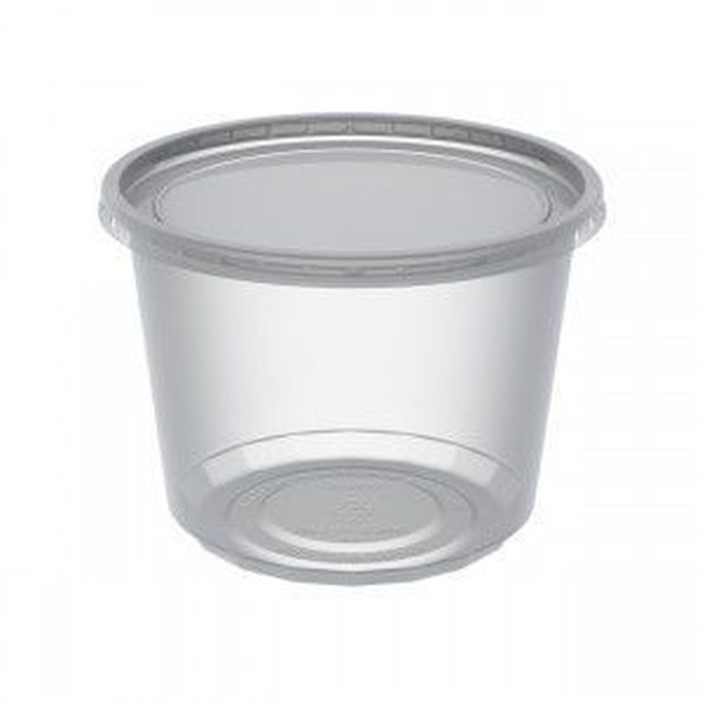 MicroLite Polypropylene Clear Deli Cup and Lid 16 Ounce
