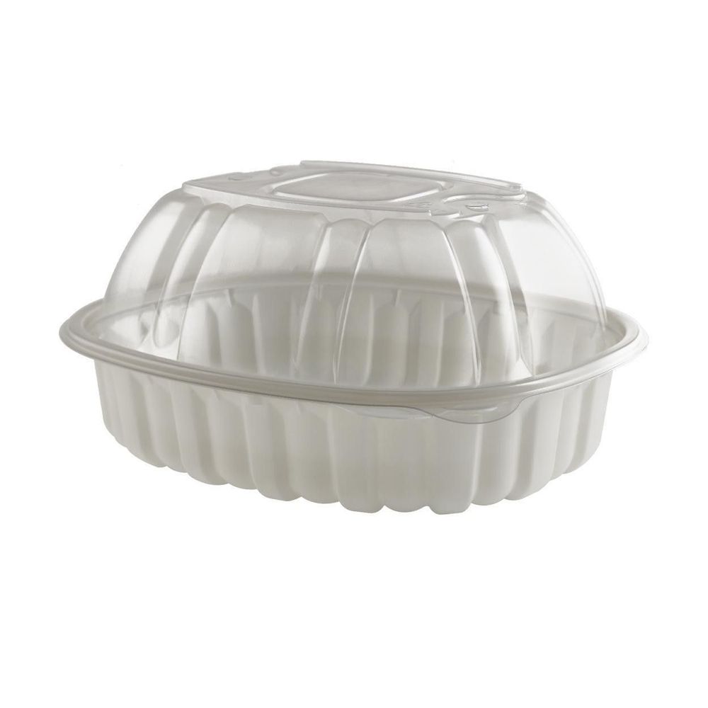 Nature's Best Polypropylene Natural Roaster with Clear Lid - Combo Pack
