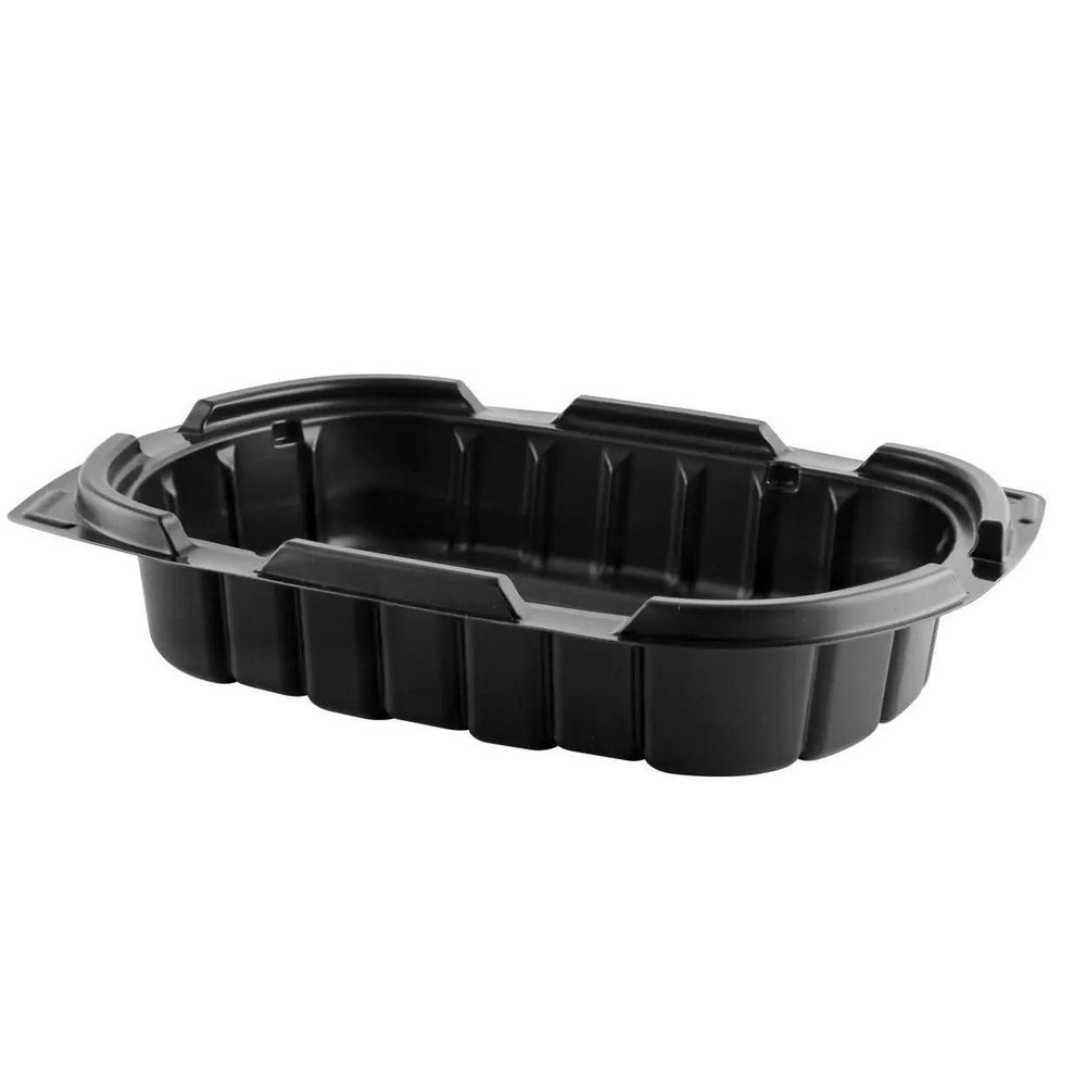 Polypropylene Black Microwave 1-Compartment Container