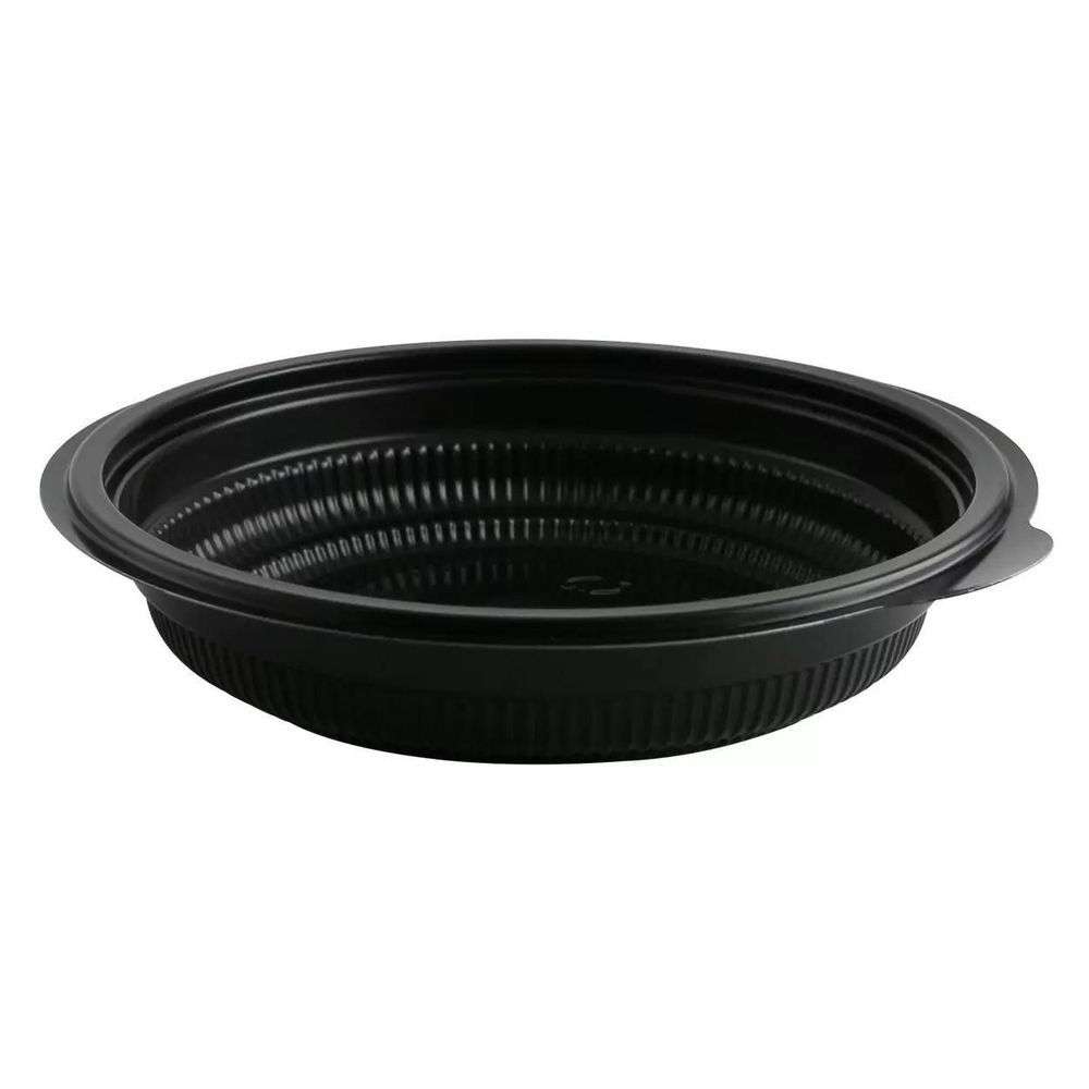Incredi-Bowls Round Microwavable Black Bowl