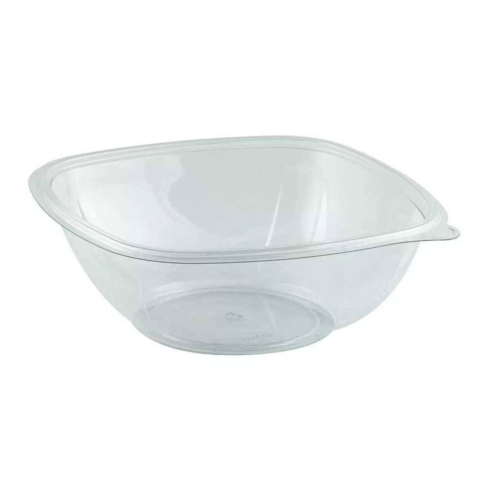 Crystal Classics PET 8 inch Square Clear Bowl