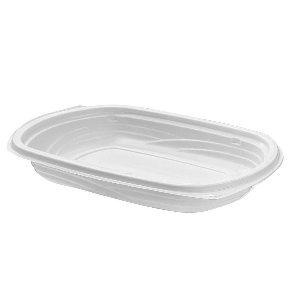 MicroRaves Polypropylene 1-Compartment Natural Container