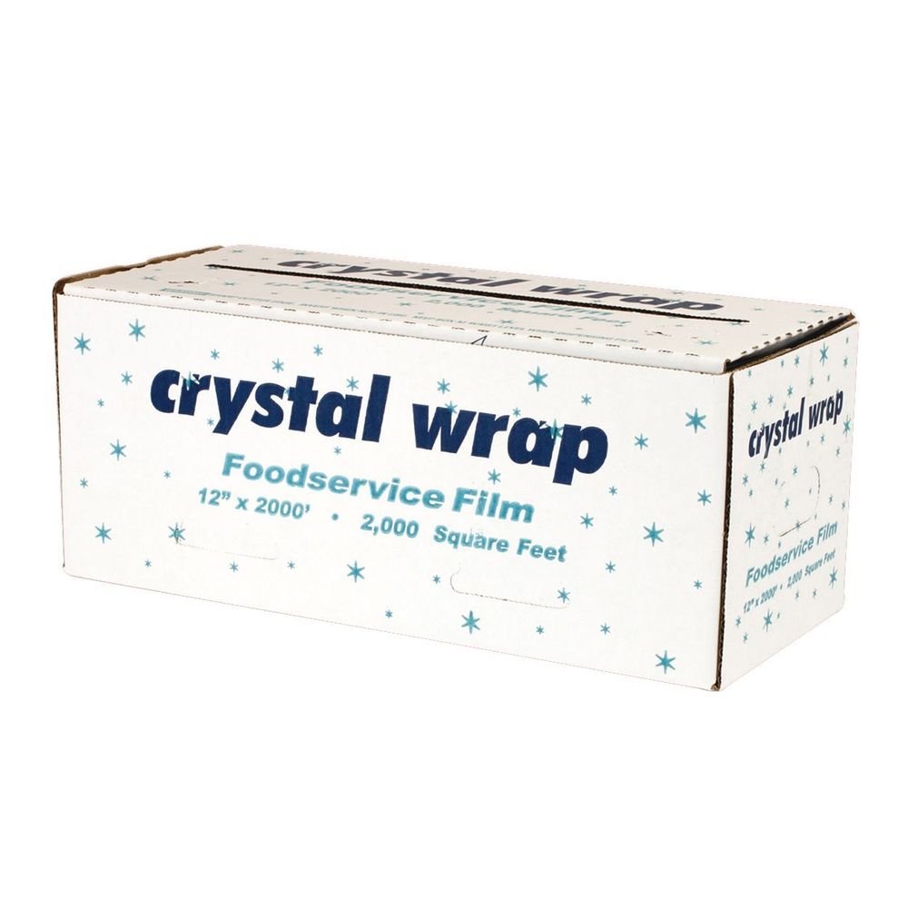 Crystal Wrap Cling Film Roll with Cutter Box 12 inch