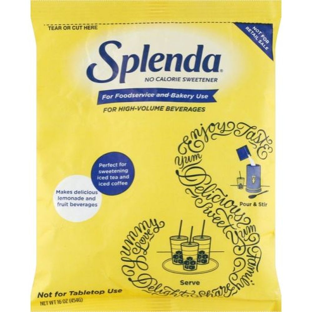 Splenda No Calorie Sweetener Pouch, 16 Ounce -- 12 Per Case