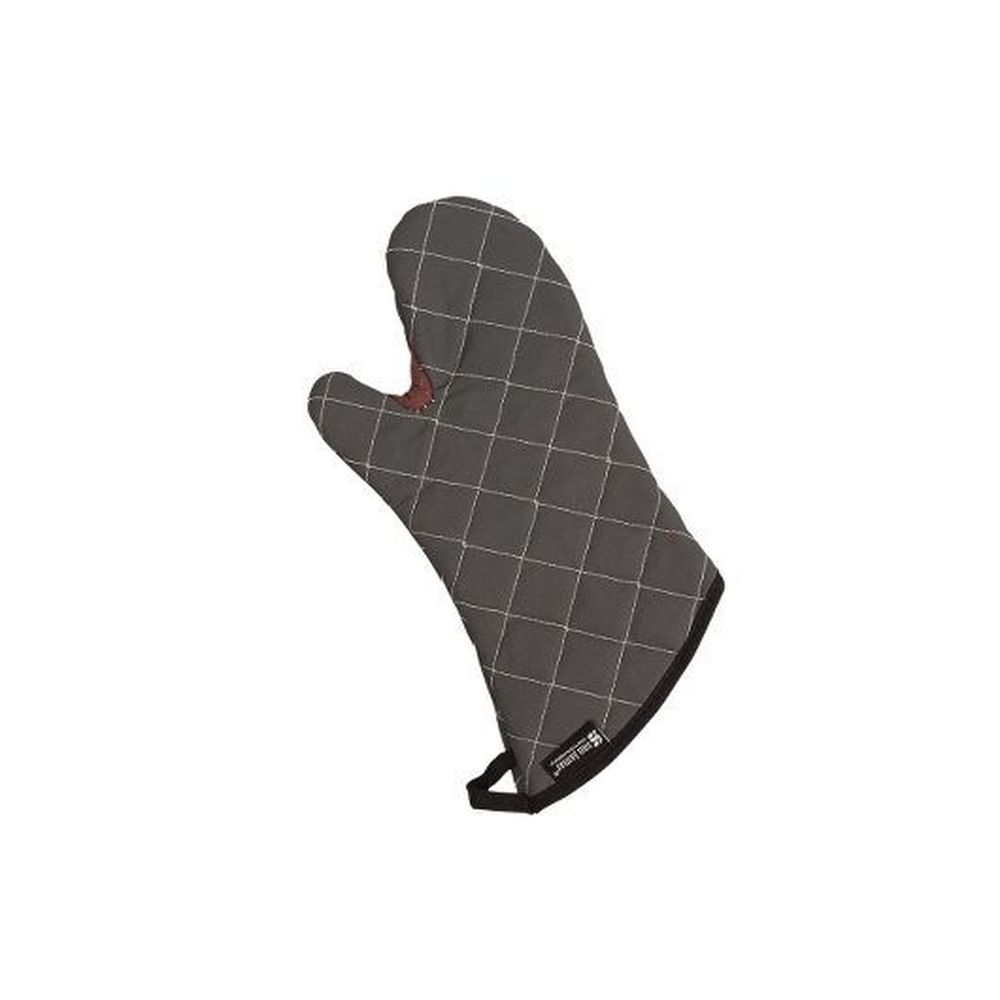 San Jamar 17 Inch Black Bestguard With Kevlar Webguard Oven Mitt, 2 Count